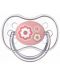 Силиконова залъгалка Canpol - Newborn Baby, 0-6 месеца, розова - 1t