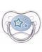 Силиконова залъгалка Canpol - Newborn Baby, с форма на черешка, 6-18 месеца, синя - 1t