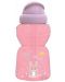 Спортна бутилка Lorelli Baby Care - Animals, 325 ml, розово - 1t