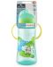 Спортна бутилка с дръжки и мек накрайник Lorelli - 330 ml, Зелена  - 2t