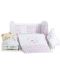 Спален комплект Dizain Baby - Бебе слонче, розов, 5 части, 60 х 120 - 1t