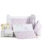 Спален комплект Dizain Baby - Слонче с балон, розов, 10 части, 60 х 120 - 1t