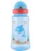 Спортна бутилка със сламка Lorelli Baby Care - 330 ml, Синя  - 1t