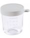 Стъклен контейнер Beaba - Grey, 250  ml - 1t