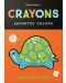 Стикери за оцветяване Crocodile Creek - Игриви животни - 2t