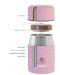 Термос за храна Miniland - Розов, 600 ml - 2t