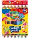 Цветни двувърхи моливи Colorino Kids  - 18 броя - 1t