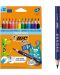 Цветни моливи BIC JUMBO Ecolutions триъгълни, 12 цвята - 1t