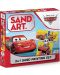 Творчески комплект с кинетичен пясък Red Castle - Sand Art, Cars 3 - 1t