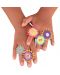 Творчески комплект Galt Toys - Направи сама пръстени, цветя - 4t