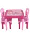 Детска маса със столчета Pilsan - Розова - 1t