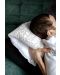 Възглавница за кърмене BabyJem - Multiway, 26 x 61 cm, сива - 3t