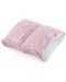 Възглавница за кърмене BabyJem - Multiway, 26 x 61 cm, розова - 1t