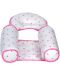 Възглавничка за спане настрани с оформяща възглавничка Sevi Baby - Розова - 2t