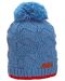 Вълнена зимна шапка с помпон Sterntaler - 53 cm, 2-4 години, синя - 1t