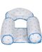 Възглавничка за спане настрани с оформяща възглавничка Sevi Baby - Синя - 2t