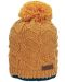 Вълнена зимна шапка с помпон Sterntaler - 53 cm, 2-4 години, жълта - 1t