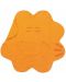 Wallaboo Одеялце с форма на цвете Оранжево - 1t