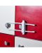 Защитна ключалка за шкафове BabyJem - Бяла - 3t