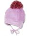 Зимна бебешка шапка с пискюл Sterntaler - 47 cm, 9-12 месеца - 1t