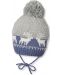 Зимна бебешка шапка с помпон Sterntaler - 51 cm, 18-24 месеца - 1t