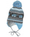 Зимна бебешка шапка с пискюл Sterntaler - 43 cm, 5-6 месеца - 1t