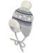 Зимна бебешка шапка с помпон Sterntaler - 41 cm, 4-5 месеца - 1t