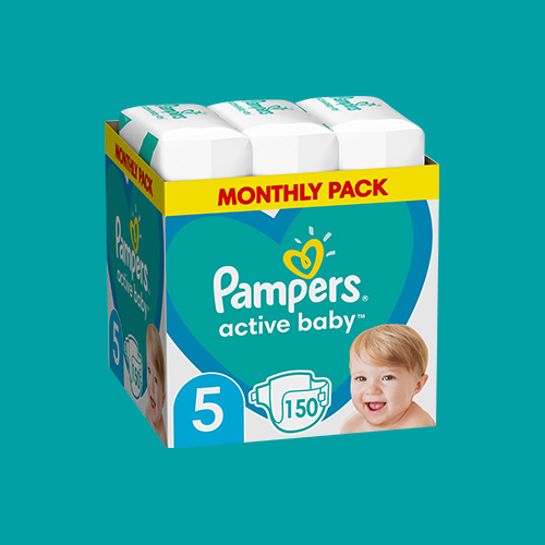 В движение с Pampers active baby